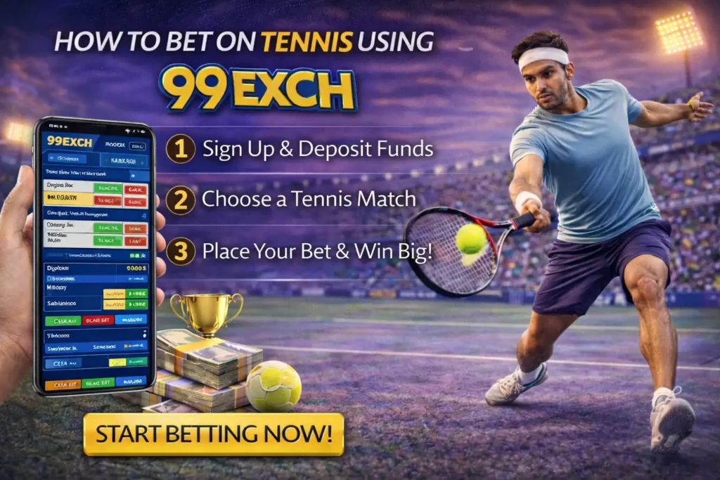 How to Bet on Tennis Using 99exch