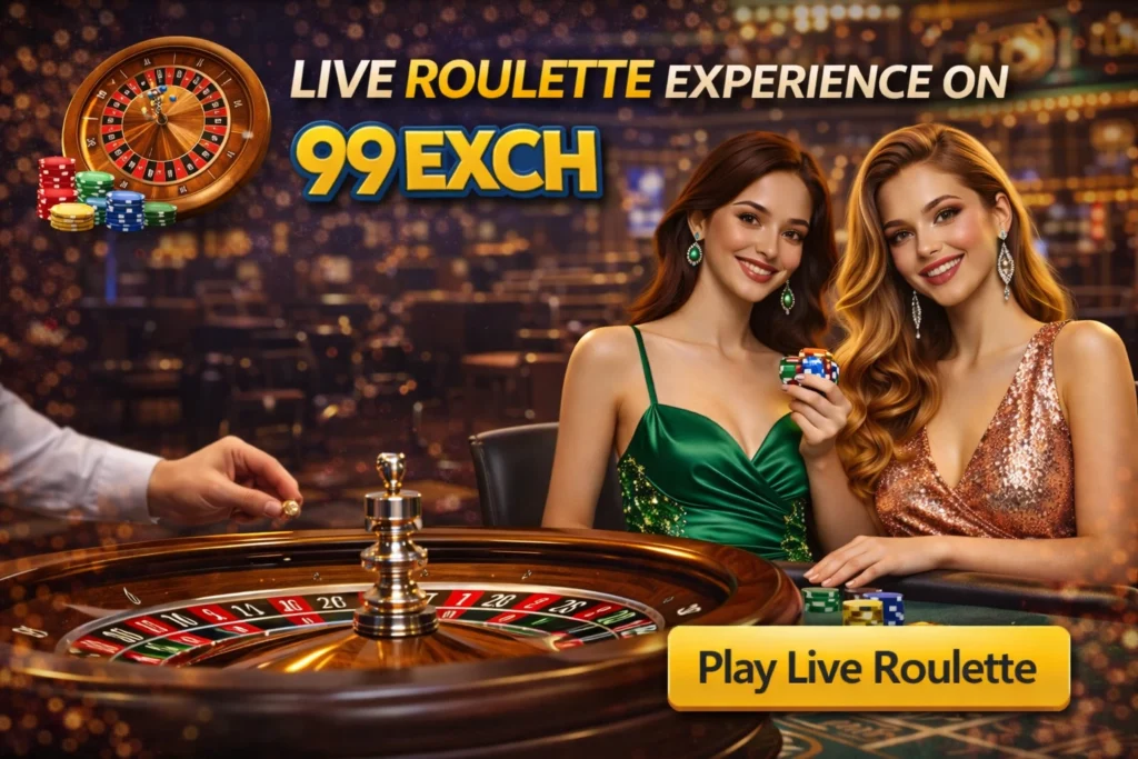 Live Roulette Experience on 99exch